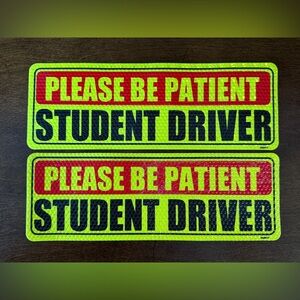 Reflective Student Driver Magnet Sign